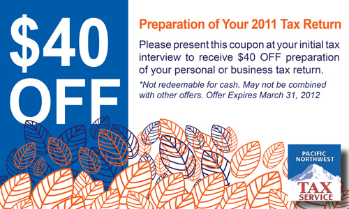 pacific northwest tax service coupon