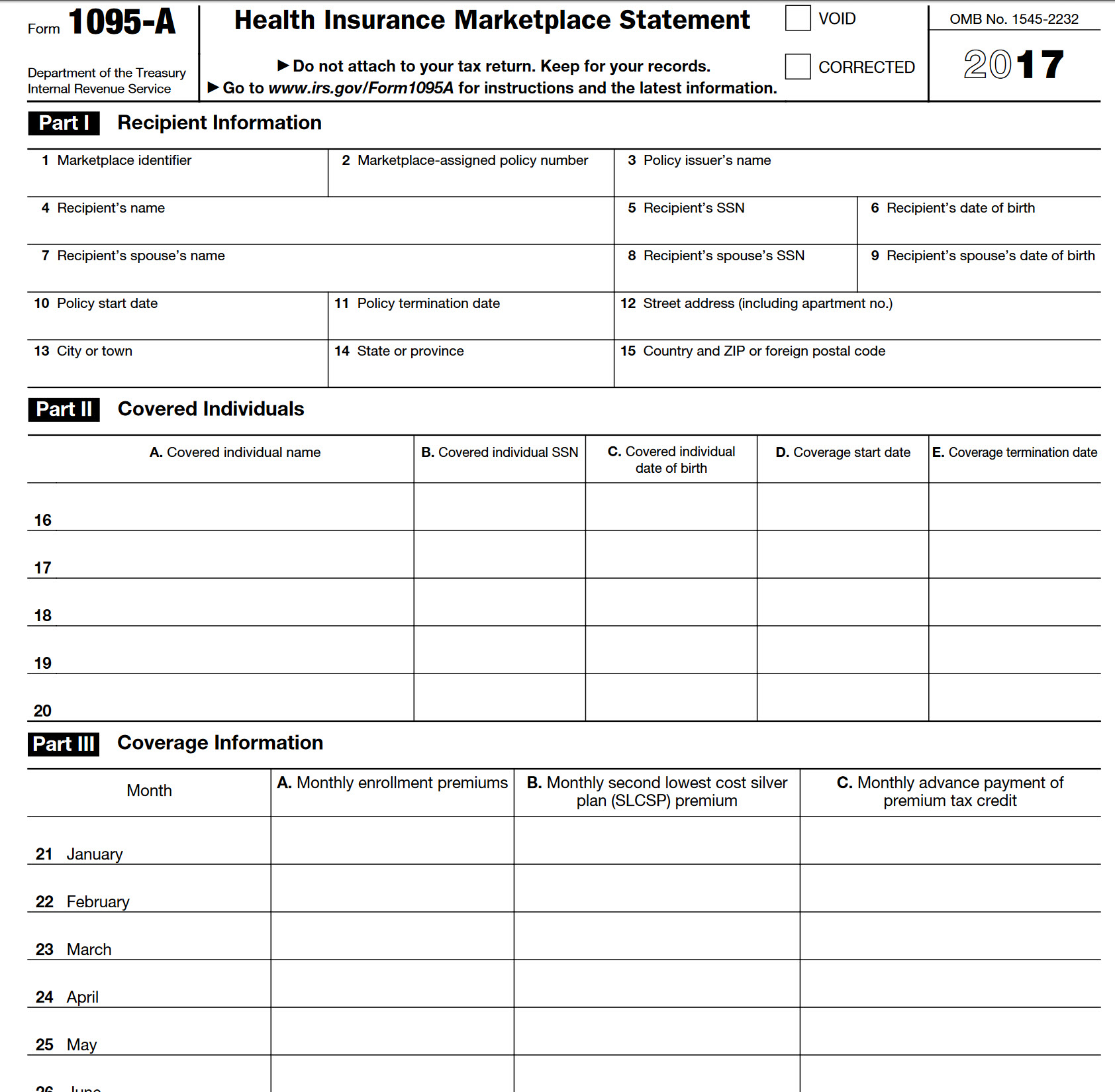 Form 1095-A