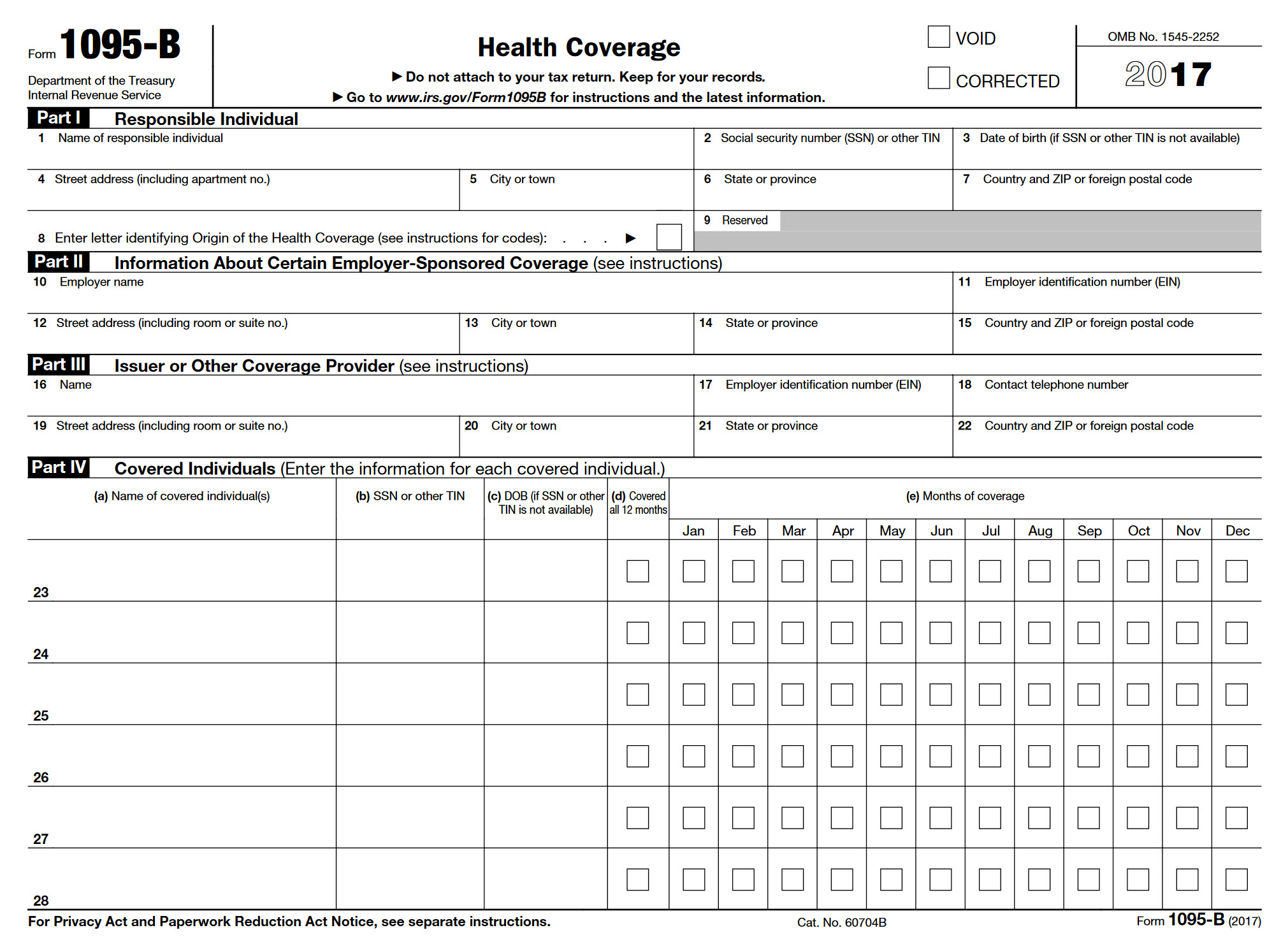 Form 1095-B