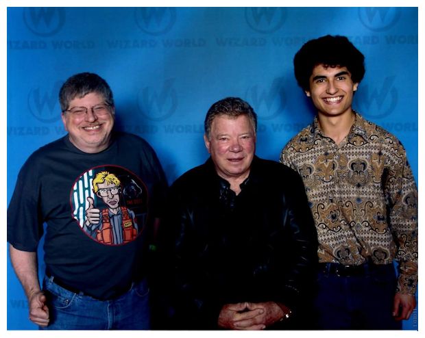 Gary Astorino with William Shatner and Austin Gutierrez