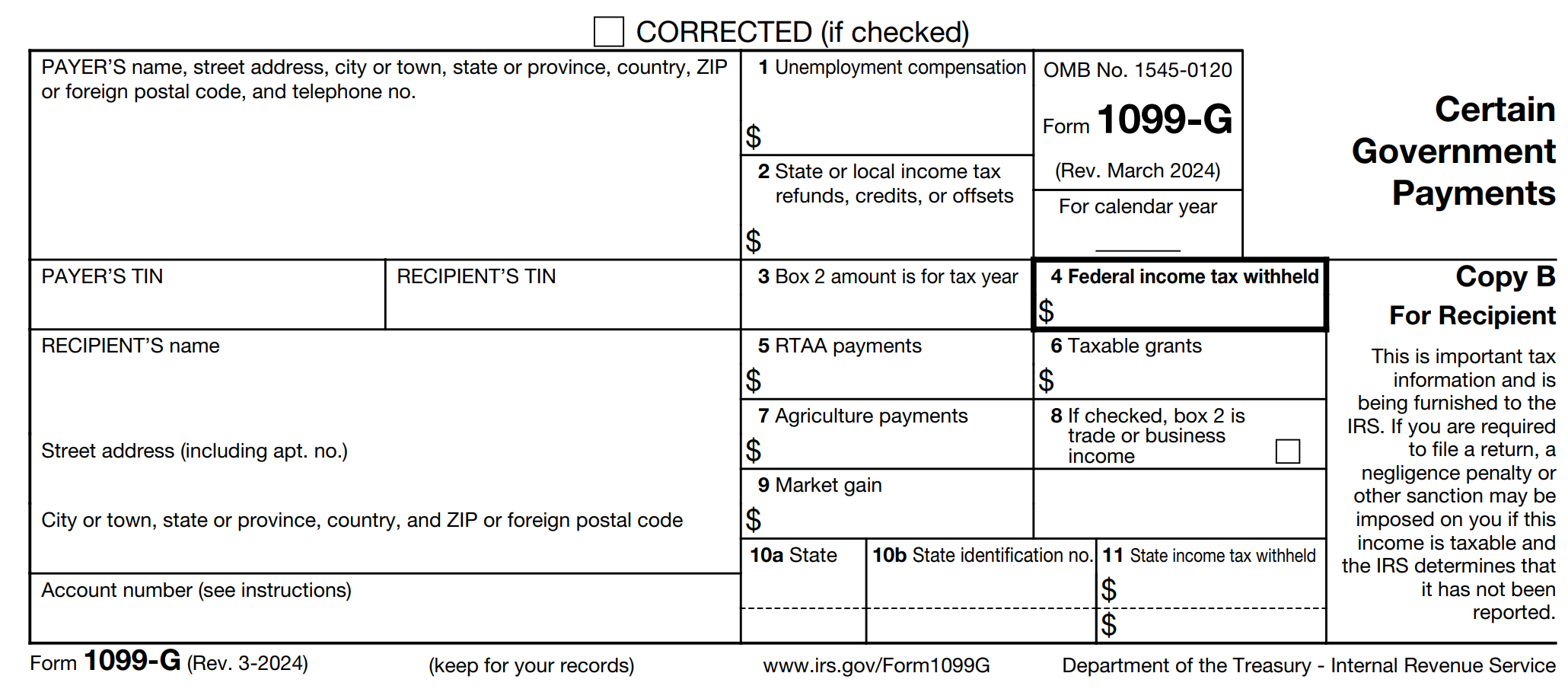 Form 1099-G