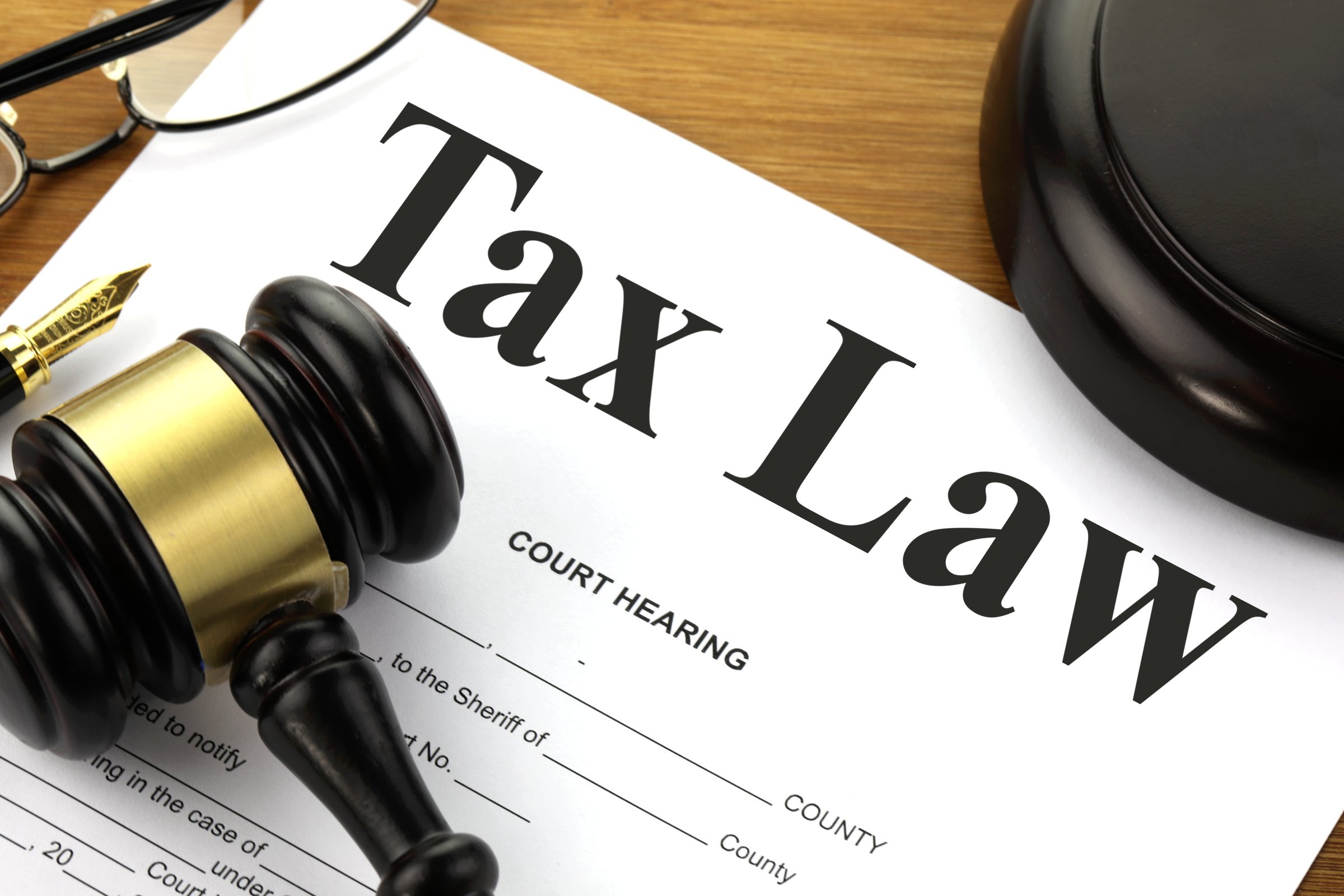 tax law stock image